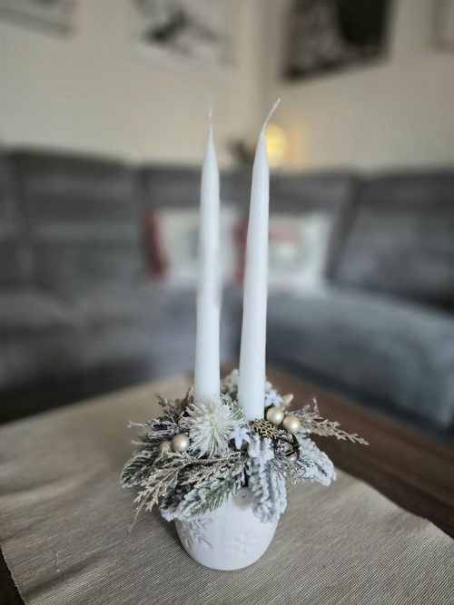 Krásný vánoční svícen — foto 1