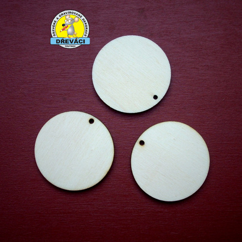 KOLEČKO 4 cm - komponent s děrováním - KV0291 AA