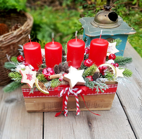 Adventní krabička s cukrovíčky — foto 1