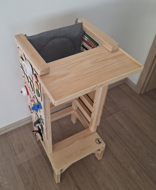 Vložka - podsedák na učící věž - šedé Inari