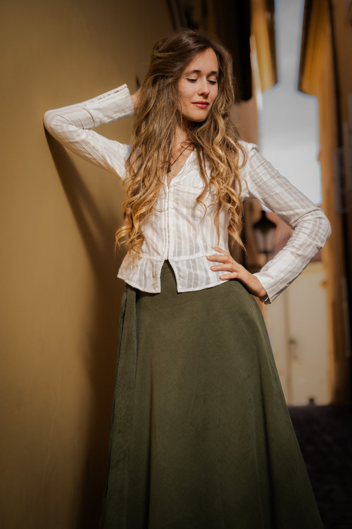 Khaki Sukně Na Přání — foto 1
