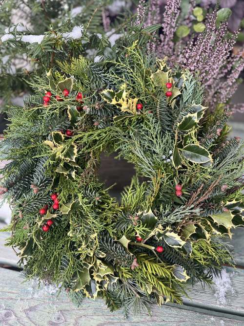 Přírodní věnec průměr 35cm/ 2ks — foto 1