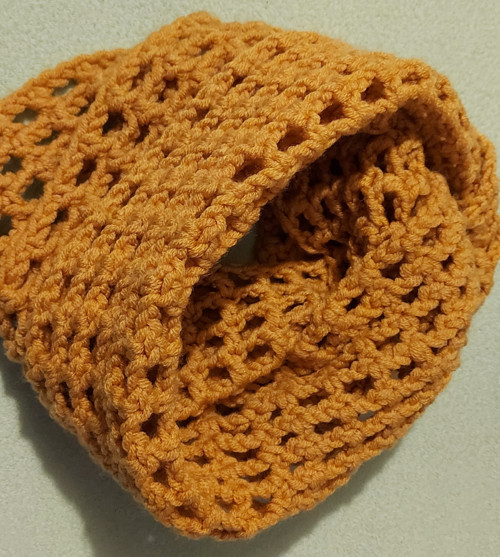 Yellow winter scarf