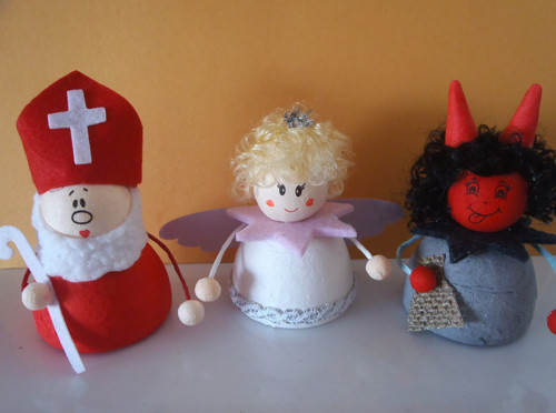 Mikuláš, anděl, čert