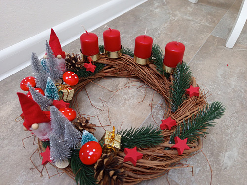 Adventní věneček trvanlivý - Trpasličí