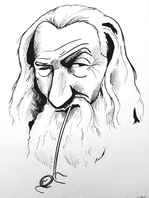 Tradiční karikatura na míru - Styl 4, Fixa