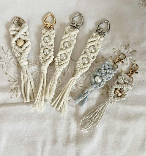 Macramé přívěsky