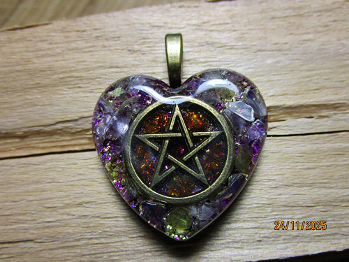 Org. šperk ,, Pentagram ochrany "