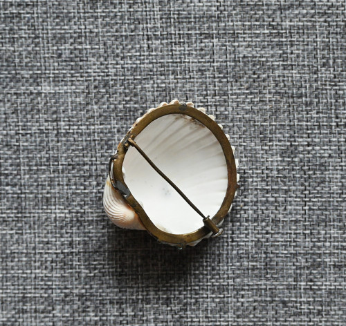 Starožitná bižuterie, brož 4,5 x 4,5cm