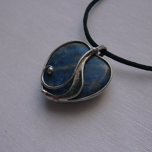 Mini srdiečko - lapis lazuli