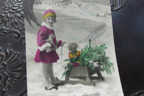 Veselé Vánoce...stará pohlednice — foto 1