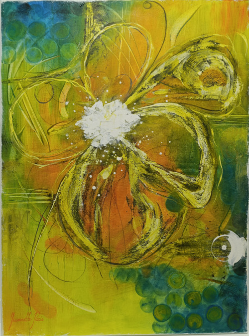 382. Motýl a nebo květ..? Rozměry 78x58 cm