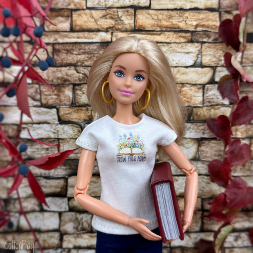 Grow your mind - tričko pro Barbie — foto 1