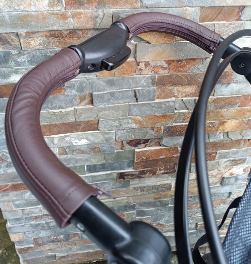 Obal na rukojeť Valco TREND z tm. hnědé koženky