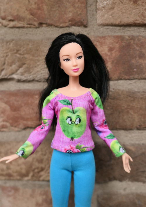 Barbie -tričko s dlouhým rukávem