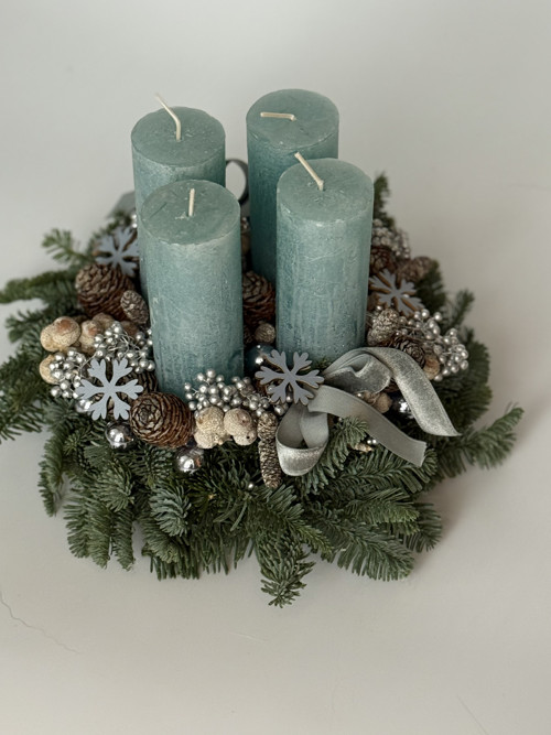 Adventní věnec BLUE — foto 1