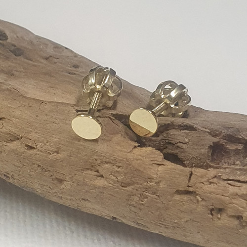 Zlaté naušnice - kolečko 3,5mm