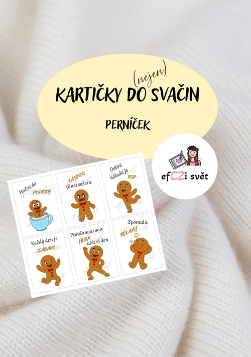 Vzkazy do svačin - PERNÍČEK VÁNOČNÍ — foto 1