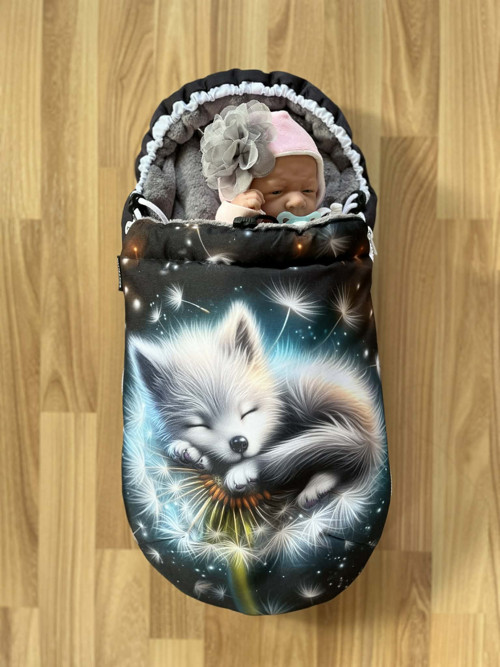 Voděodolný fusak pro panenku vlče
