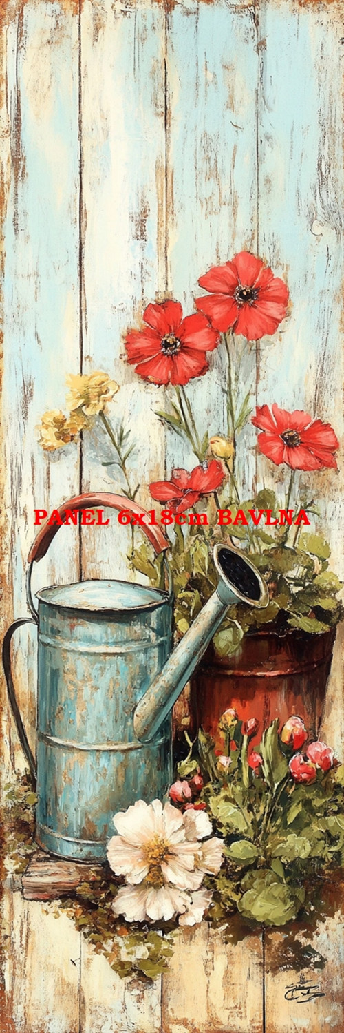Kočárkovina panel 6x18 cm skladem
