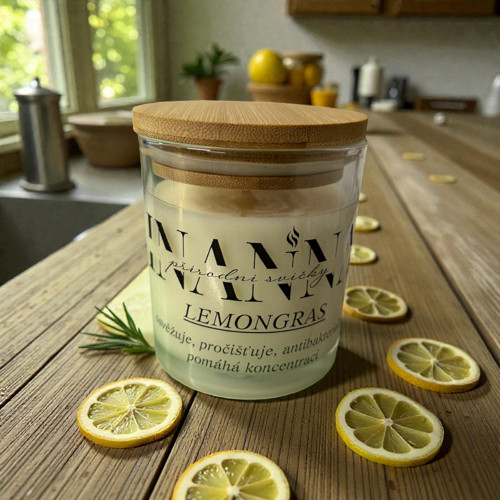 Sojová svíčka Nobiliska - lemongras