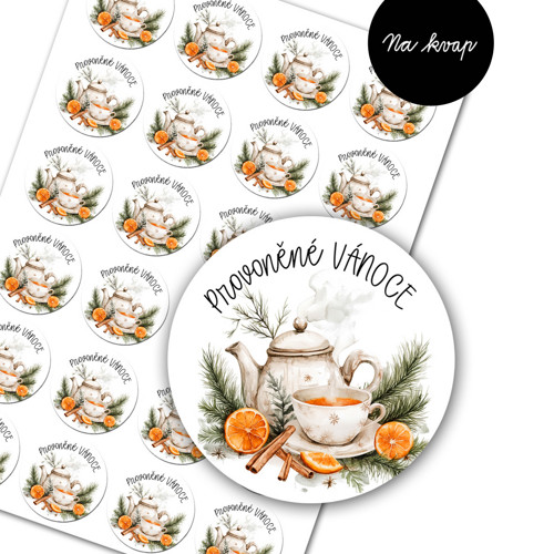 Samolepky vánoční provoněné — foto 1
