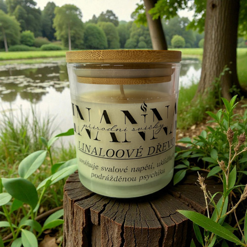 Sojová svíčka Nobiliska - linaloové dřevo