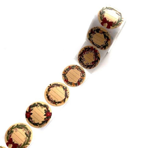 Vánoční samolepky 38 mm (40ks)