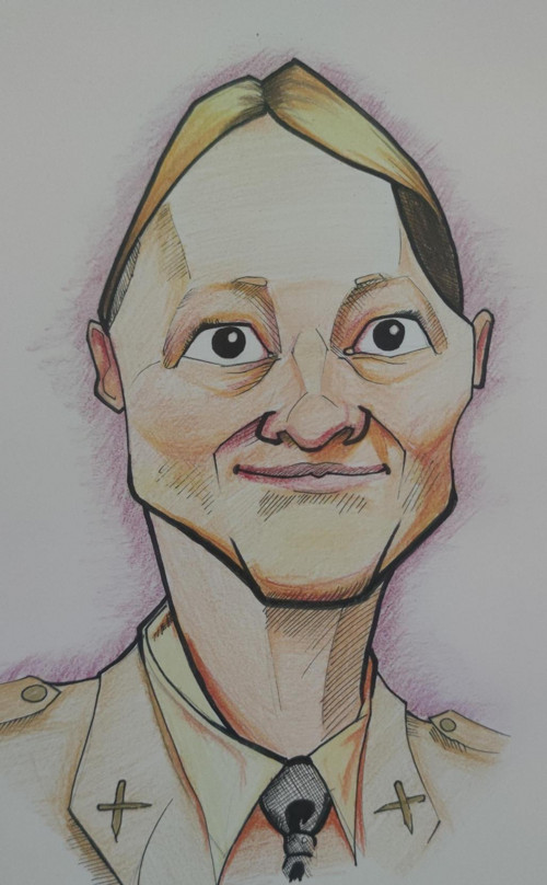 Osobitá karikatura na míru - Styl 14, Generál