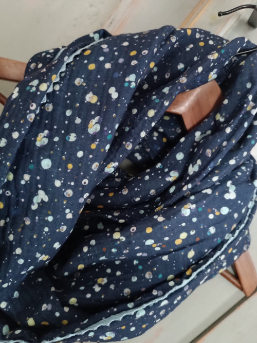 Polka dots ... origo maxi nákrčník (gázovina)