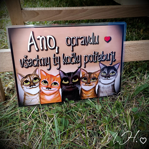 Ano, opravdu všechny ty kočky potřebuji II.