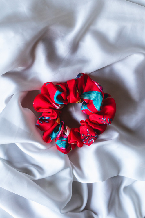 Hedvábná scrunchie "JAPANESSE" — foto 1