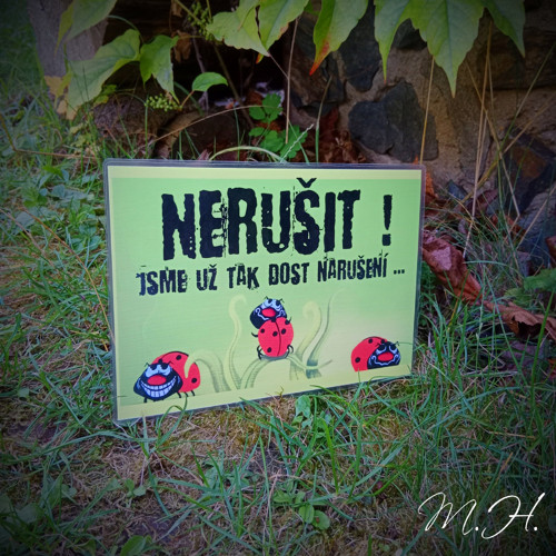 Nerušit! Jsme už tak dost narušení.