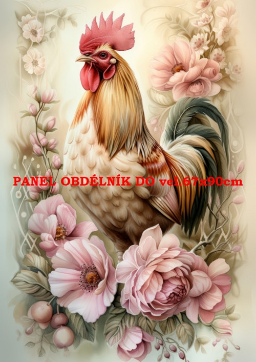 Bavlněný panel 18x25 cm skladem