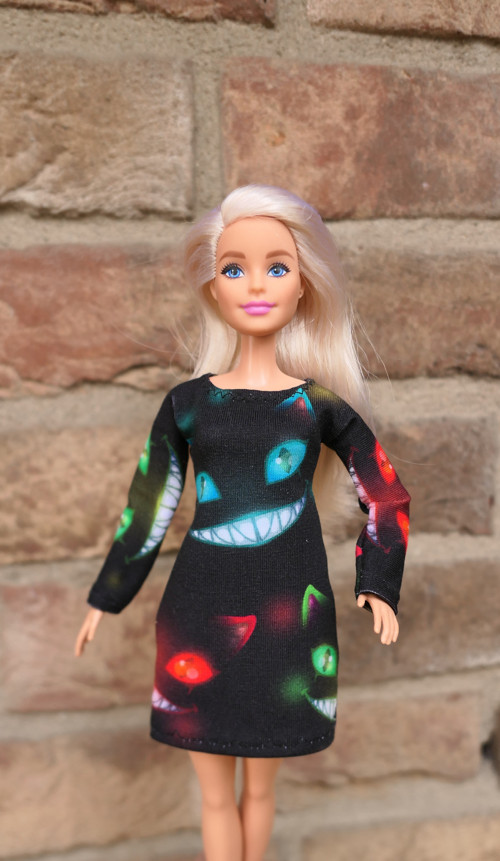 Barbie - šaty kočka Šklíba — foto 1