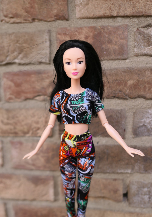 Barbie - komplet - legíny a tričko