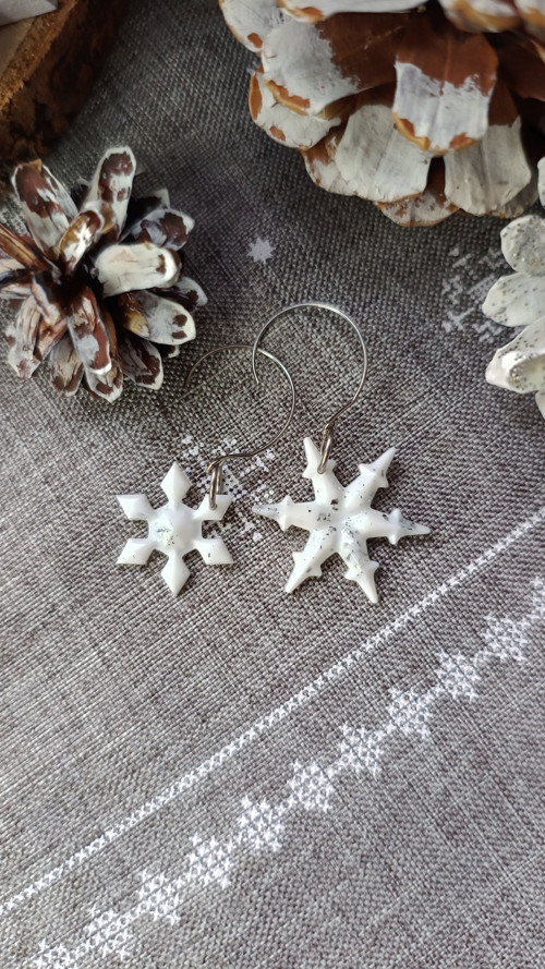 Sněhové vločky White Silver