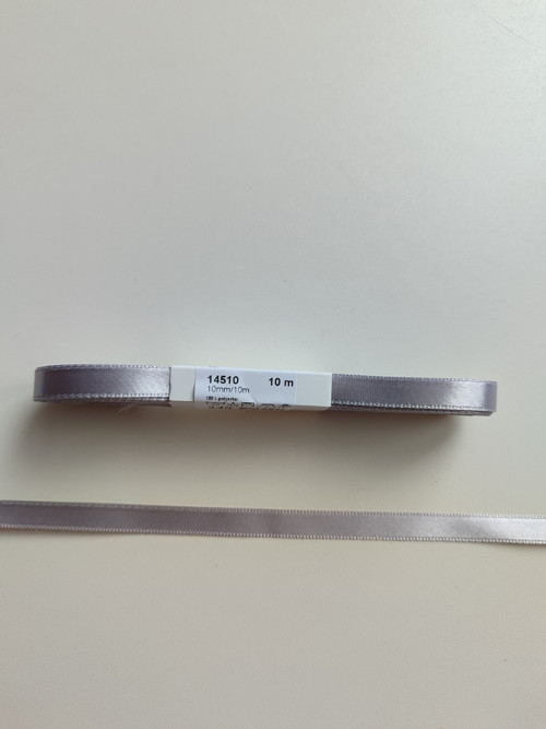 Saténová - atlasová stuha oboulíc 10 mm návin 10 m