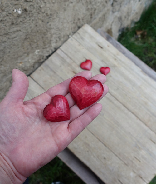 SRDÉČKO malé - brož (3,8cm) — foto 1