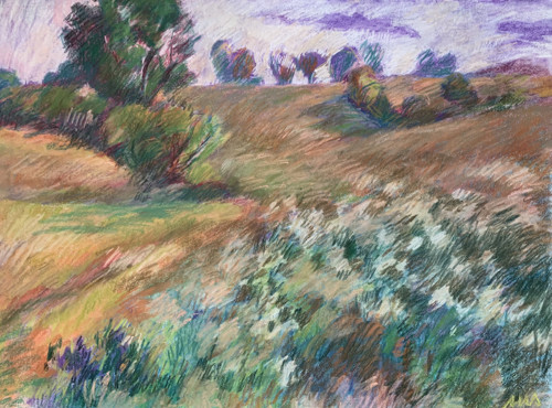 Krajina nad Tetínem, pastel