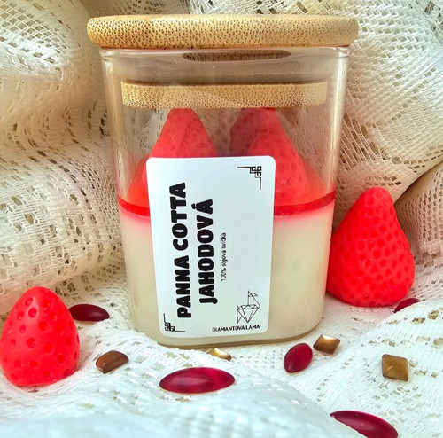 Panna cotta jahodová