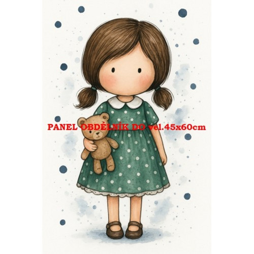 Bavlněný panel 17x25 cm - skladem