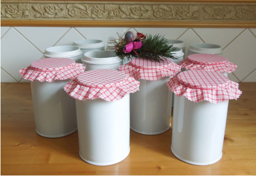 Velká porcelánová značená dóza