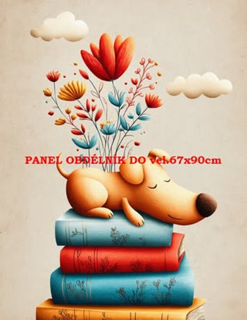 Bavlněný panel 19x25 cm - skladem — foto 1