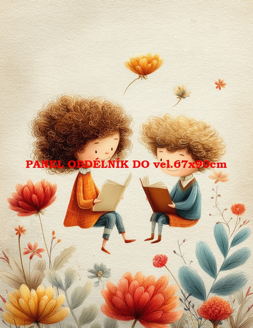 Bavlněný panel 19x25 cm - skladem