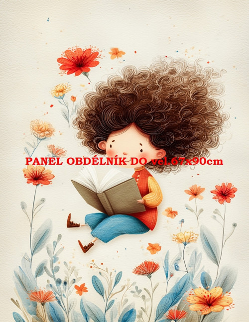 Bavlněný panel 19x25 cm - skladem — foto 1