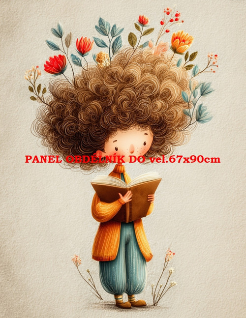 Bavlněný panel 19x25 cm - skladem