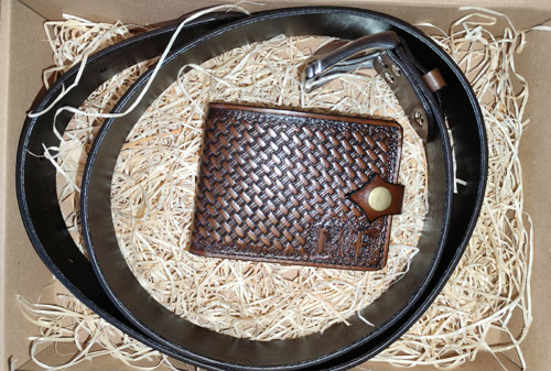Pánský set basket s monogramem