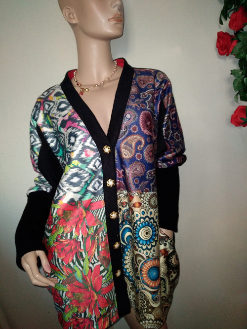 Origo oversize svetr s kapsami vel.46-50