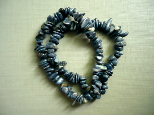 Minerální zlomky 18 cm - modrý safír